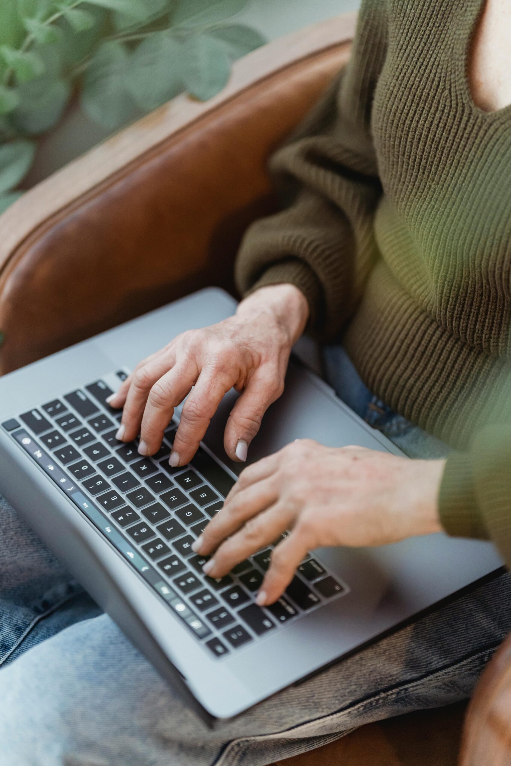 one-page author website