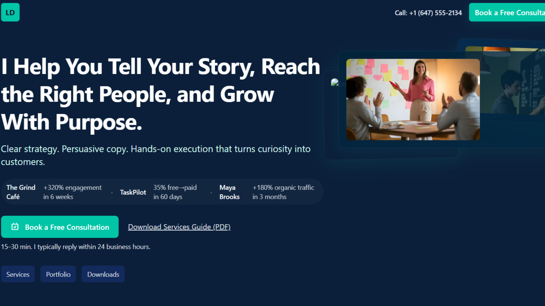 Resume website builder