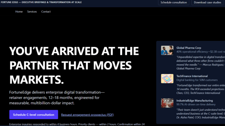 Enterprise Ai Website Builder